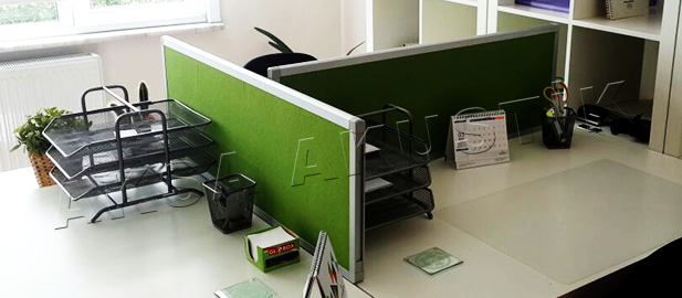 Ataşehir Green Tech Ofis Masa Bölücü Seperatör Uygulaması